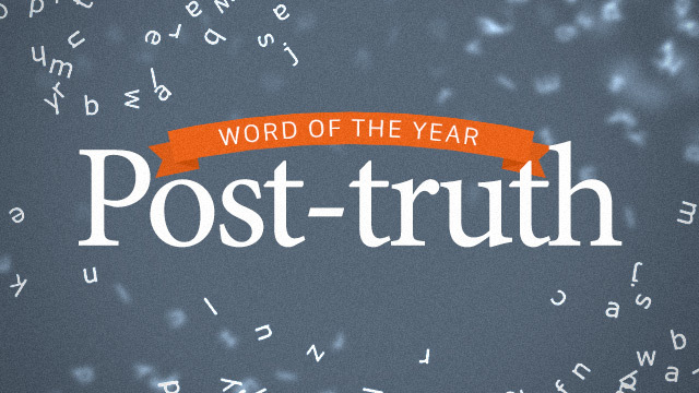 Post-truth, word of the year