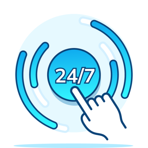 24/7 access to relevant  data