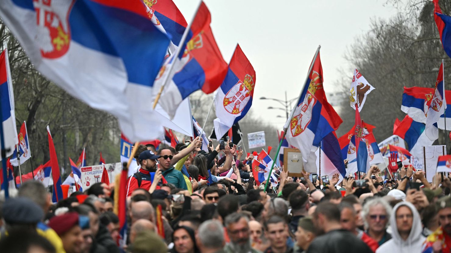 Serbian Parliament Protest 2025