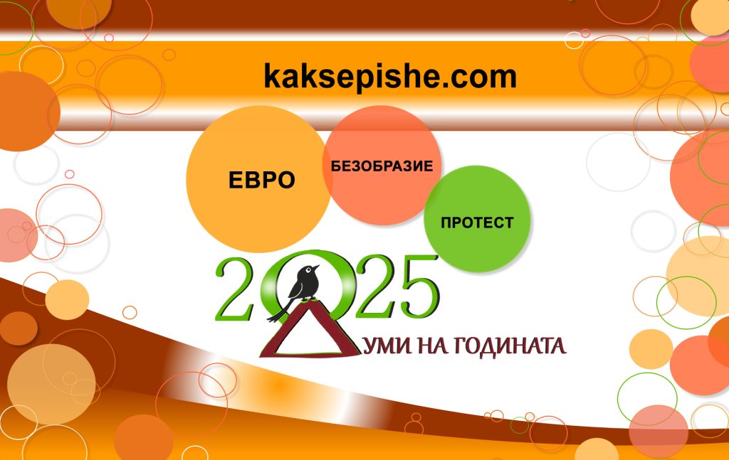 Words of the Year 2025 in Bulgaria